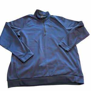 Nike Dri-FIT Navy Quarter Zip Pullover – Athletic Performance – Men’s 2XLT